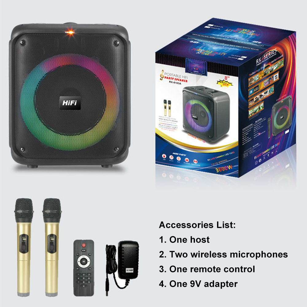 enceinte de fête HiFi portable RX-8183A