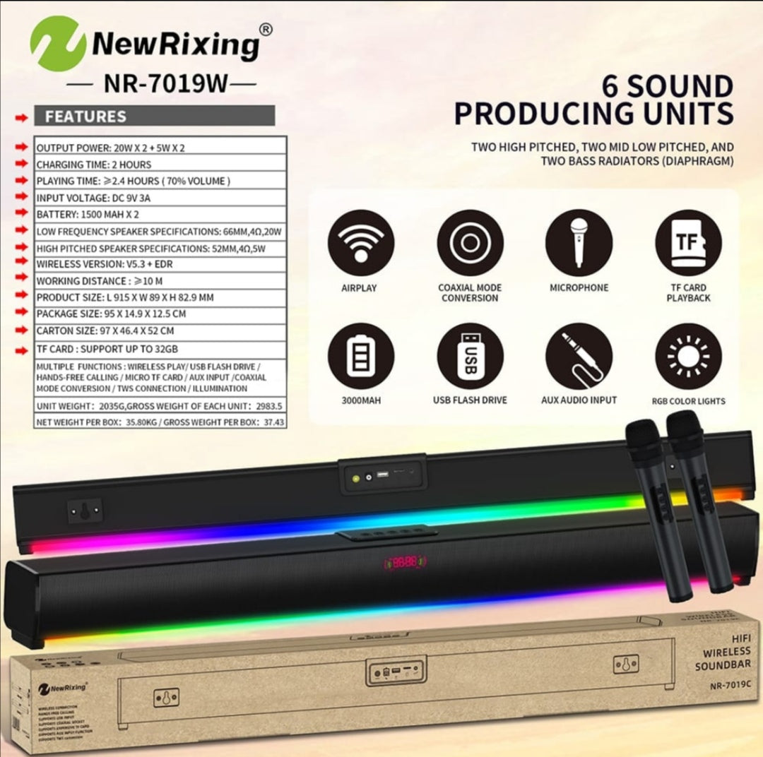 BARRE SON New rixing 7019W