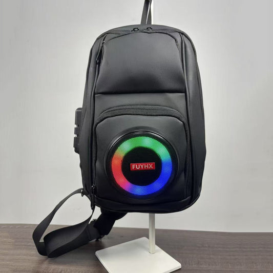 Sac au dos a radio sac à bandoulière CH-M815 avec un haut-parleur Bluetooth RVB