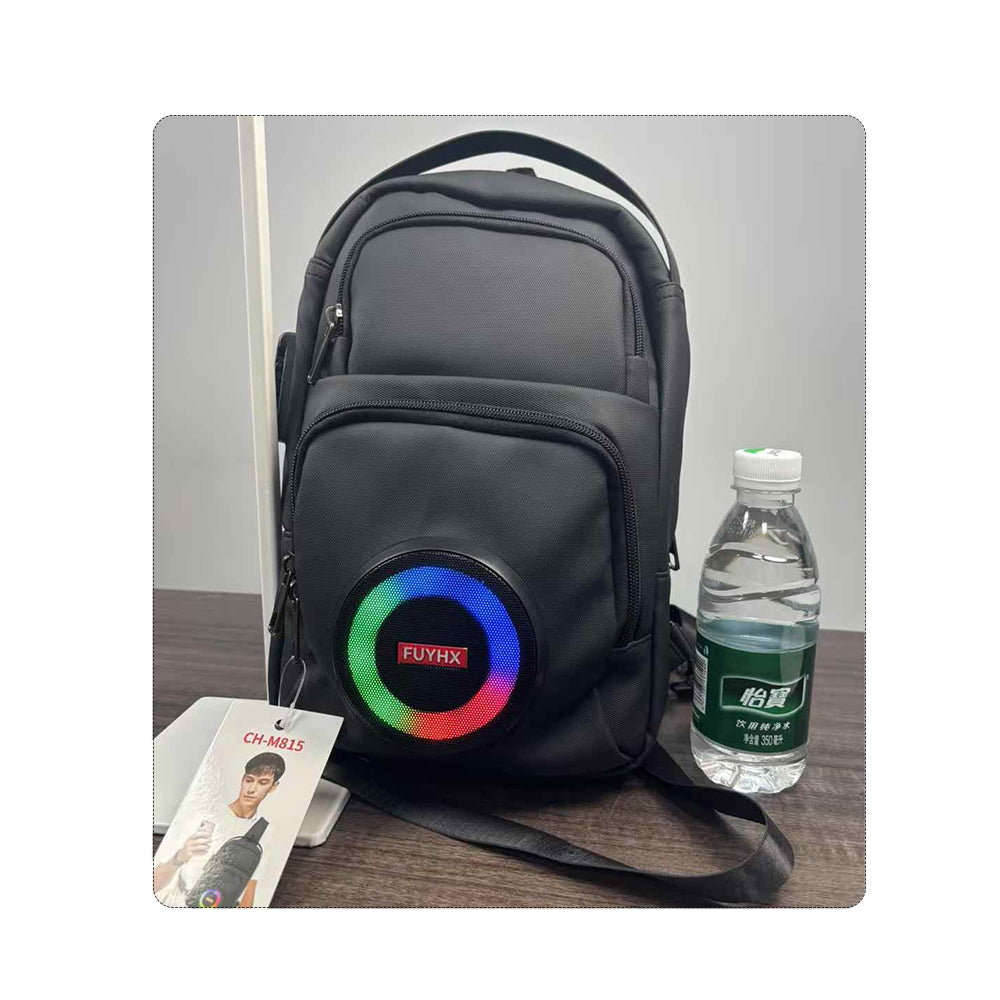 Sac au dos a radio sac à bandoulière CH-M815 avec un haut-parleur Bluetooth RVB