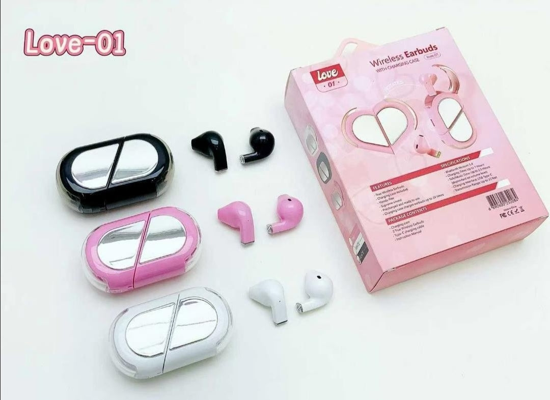 Écouteur bleutooh love 1 pour femme.